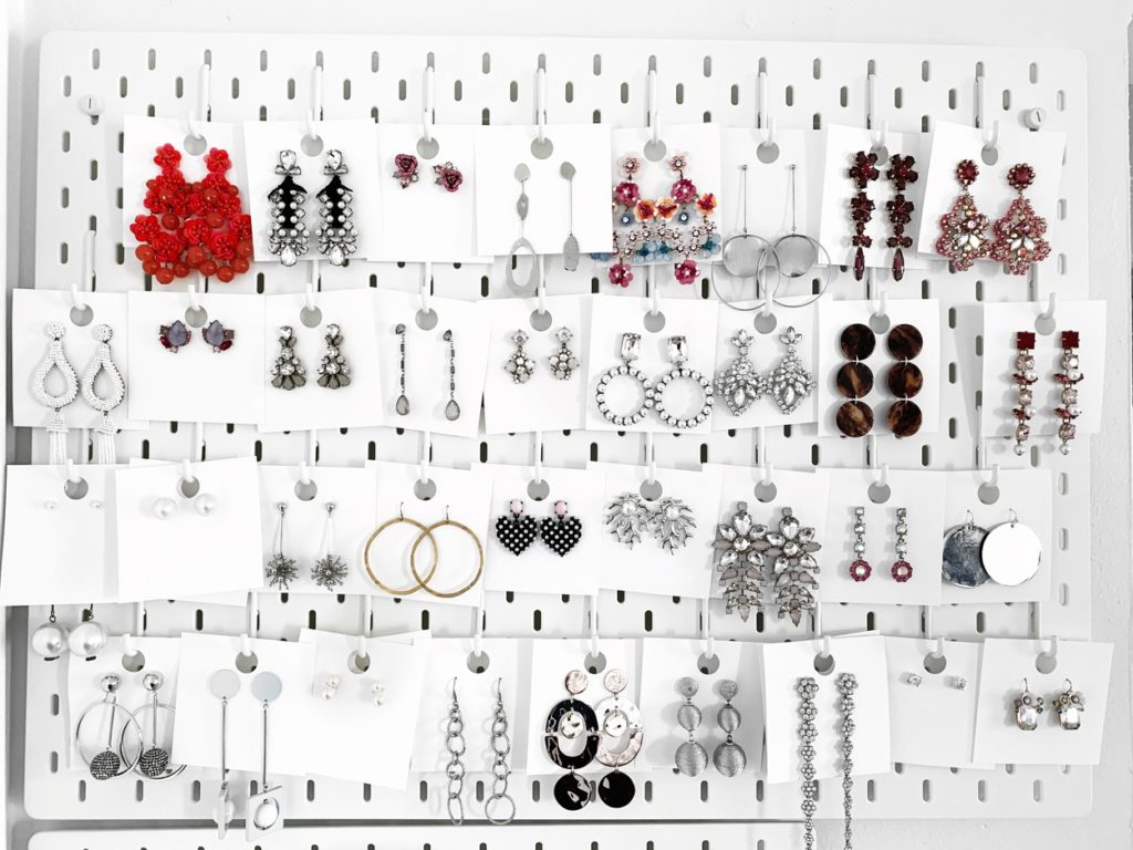 Jewelry Organization Ikea Wall System