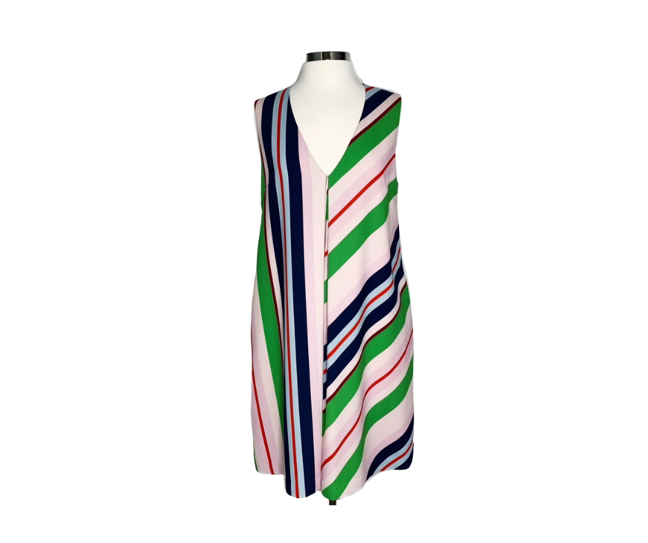 Ted Baker Pastel Striped A-Line Dress
