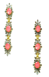 Coral Pink Earrings - The Popular Fashion Color For Spring 2020 