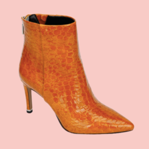 Fresh Ways To Style Your Favorite Wrap Dress Orange Booties