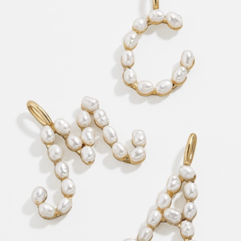 Good Gifts For Her Under $25 - Bauble Bar Pearl Initial Charm