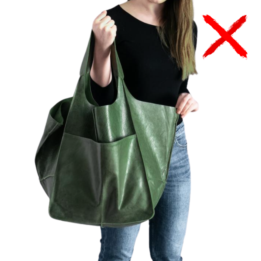 Fashion Mistake Short Girls Make - Large Handbags